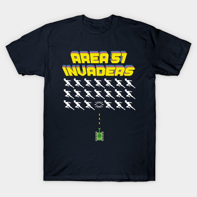 Area 51 Invaders T-Shirt by SibaritShirt